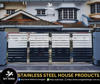 Folding Aluminum Stainless Steel Auto Gate Design Cheras | Malaysia 马来西亚自动折叠门