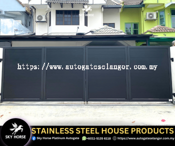 Latest Folding Aluminum Auto Gate with powder coating designs Subang Jaya | Selangor