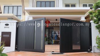 Latest Fully Aluminum Swing Type Auto Gate Supplier & Manufacturer Puchong | Malaysia 