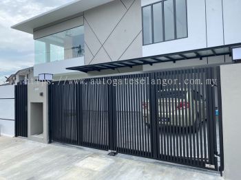 2024 Trendy Designs 3D Aluminum Auto Gate Designs Subang Jaya | Malaysia  