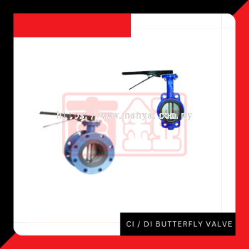 C.I / D.I Butterfly Valves