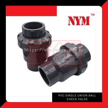 PVC Single Union Ball Check Valve