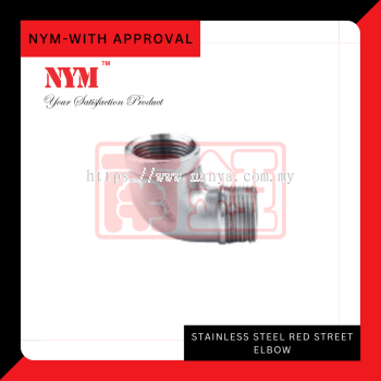 NYM - Stainless Steel Red Street Elbow (SS304)