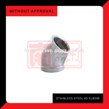 Stainless Steel 45 Elbow (SS304)