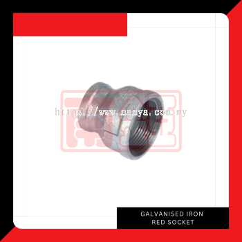 Galvanised Iron Red Socket