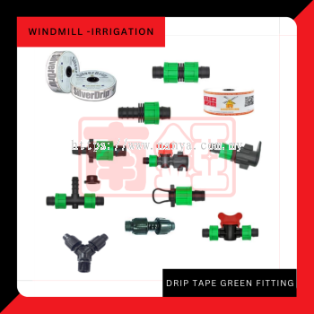 Windmill' Drip Tape Green Fitting