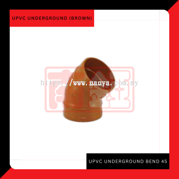 Upvc Underground Bend 45