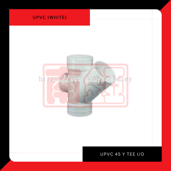 Upvc 45 Y Tee IO