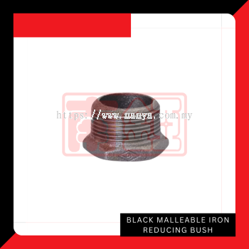 Black Malleable Iron Reducing Bush