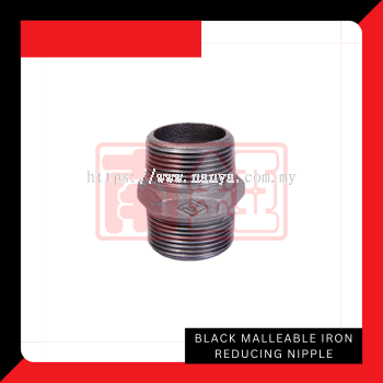 Black Malleable Iron Reducing Nipple