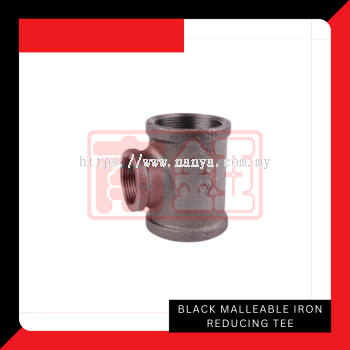 Black Malleable Iron Reducing Tee