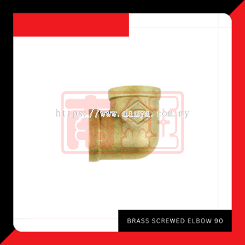 Brass Screwed Elbow 90