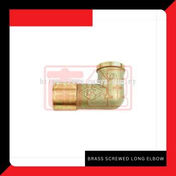 Brass Screwed Long Elbow