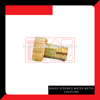 Brass Screwed Water Meter Coupling