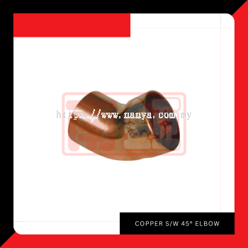 Copper SW 45 Elbow