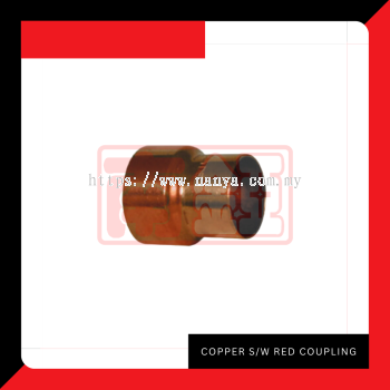 Copper SW Red Coupling