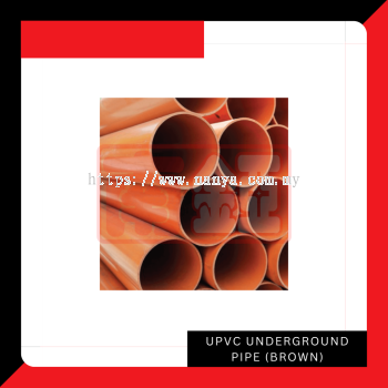 Upvc Underground Pipe (Brown)