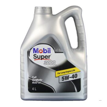 MOBIL SUPER 3000 5w-40 FULLY SYNTHETIC MOTOR OIL (4L) 1