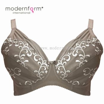 Modernform New Fashion Design Emboidery Sliver Lace Bra Cup E (M020)