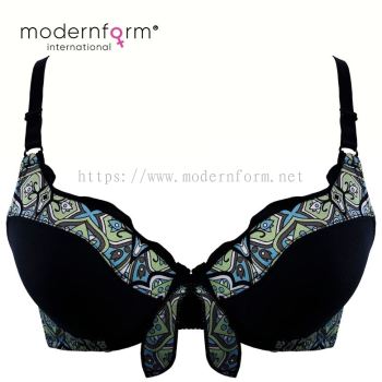 Modernform Fashion Floral Printed Bra Soft Cup B Wired (M289)