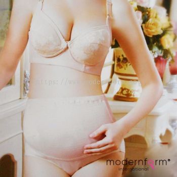 Modernform Lovely Pink Flower Women Maternity Nursing Bra with Panties Set P1182 (6381)(K362)