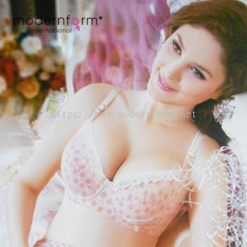 Modernform Lovely Pink floral Maternity Nursing Bra for Feeding Pregnancy Mother- P1182 (9383)