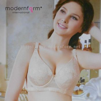 Modernform Pregnant Women Emboidery flower Cotton Maternity Nursing Underwire Bra - P1182 (9368)