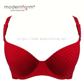 Modernform New Fashion Women Polka Dot Seamless Underwire 3/4 Bra Cup B (P1135B)