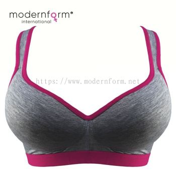 Modernform Pretty Lady Racerback Gym Fitness Yoga Sport Bra Cup B(271)