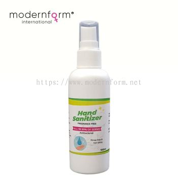 Modernform Hand Sanitizer 75% Disinfectant Alcohol Hand Sanitizer Fragrance Free kill 99.99% of germs 100ml