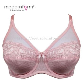 Modernform Women Fashion Upper Lace Design Underwire Bra Cup B (M119)