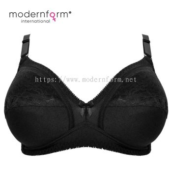 Modernform Women Fashion Lace Design Non Wired Bra Cup C ( M330)