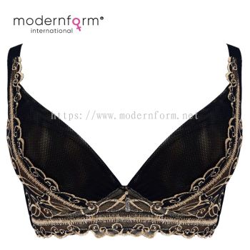 Modernform New Fashion Design Floral Gold Print Bra Cup B/C/D Wire (P0152)