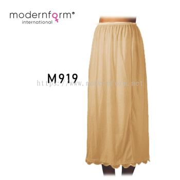 Modernform Long Inner Skirt Petticoat with Lace Design (M919)