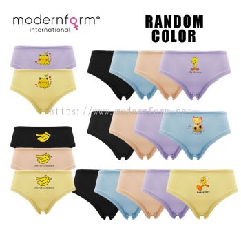 Modernform Panties Free Plain with Printed Cute Cartoon Design Regular Briefs Design Best Buy (P0321)