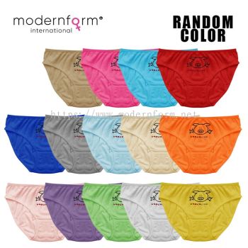 Modernform Panties Solid Colour with Cute Cartoon Print Free SIze Best Buy Colourful Cotton Briefs (P0339A)