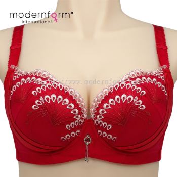 Modernform Fashion Women Emboidery Floral Print Bra Cup C Wire (P0071)