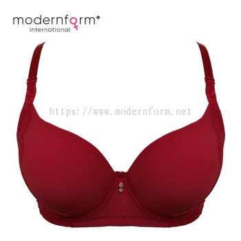 Modernform Bra Cup B Push Up Design with Deep Cleavage Hign Quality Lace Wired (P0106)