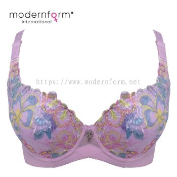 Modernform Bra Cup B Women's Inner Fashion Flower Floral Lace (P0049)(2622)