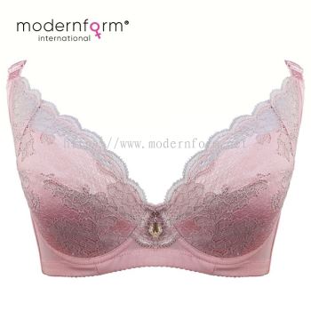 Modernform Women Bra Cup C/D V Deep Fashion Lace(P0189)