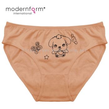 Modernform Panties Super Best Buy Nice Colour with Cute Cartoon Print Cotton Spandex Colorful Briefs (P0339B)