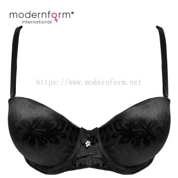 Modernform International Bra Cup B Classic Floral Design Comfortable With Underwire M255