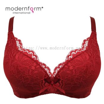 Modernform Women Bra Cup B Sexy WIred Push Up with Lace(P1147)