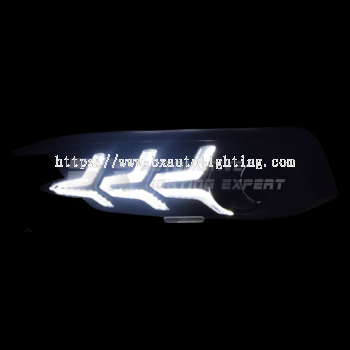 Honda Civic Fc / Tc / Tcp 16-18 - LED DRL Daylight Cover (New Lambo Design)