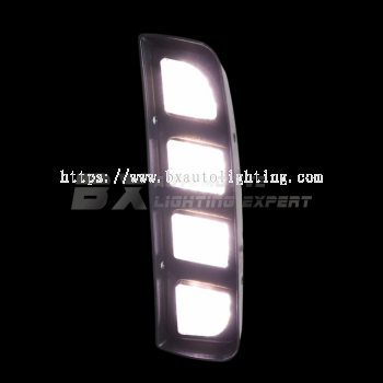 Honda Civic Type R / Si Bumper - LED DRL Daylight Cover (Type R Design)
