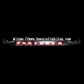 Toyota Fortuner 15-22 - Rear Bonnet Centre Garnish LED Running Light Bar (Black)