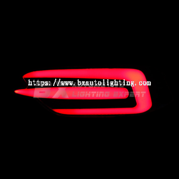 Honda Civic Fc / Tc / Tcp 16-21 - LED Rear Bumper Reflector (Merc Design)