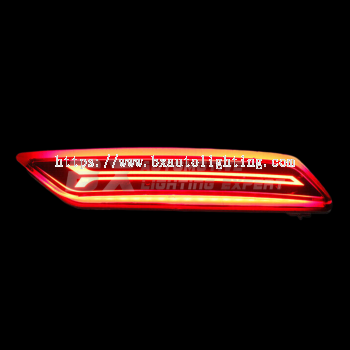Honda City Gm6 17-20 - LED Rear Bumper Reflector (Audi Design)