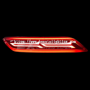 Honda City Gm6 17-20 - LED Rear Bumper Reflector (Lambo Design)