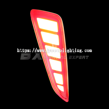 Toyota Chr 17-19 - LED Rear Bumper Reflector (Grid Design)